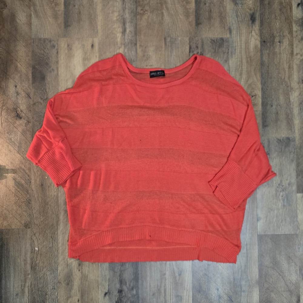 Women's Red Striped Blouse